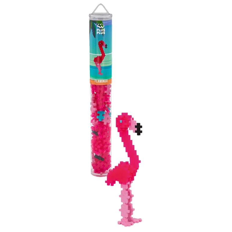Plus-Plus Flamıngo  / 100 Pcs Tube Pp-4242