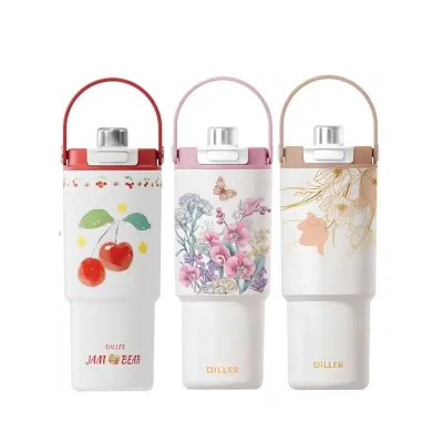 Vagon Lıfe Diller Paslanmaz Çelik Desenli Termos 900 Ml D9505