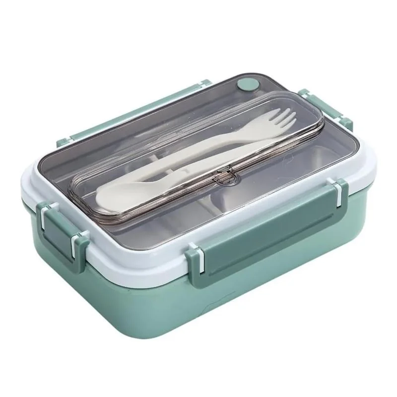 Vagon Lıfe Xc-528 Çelik Beslenme Kabı (Lunch Box) Üç Bölmeli 1000 Ml