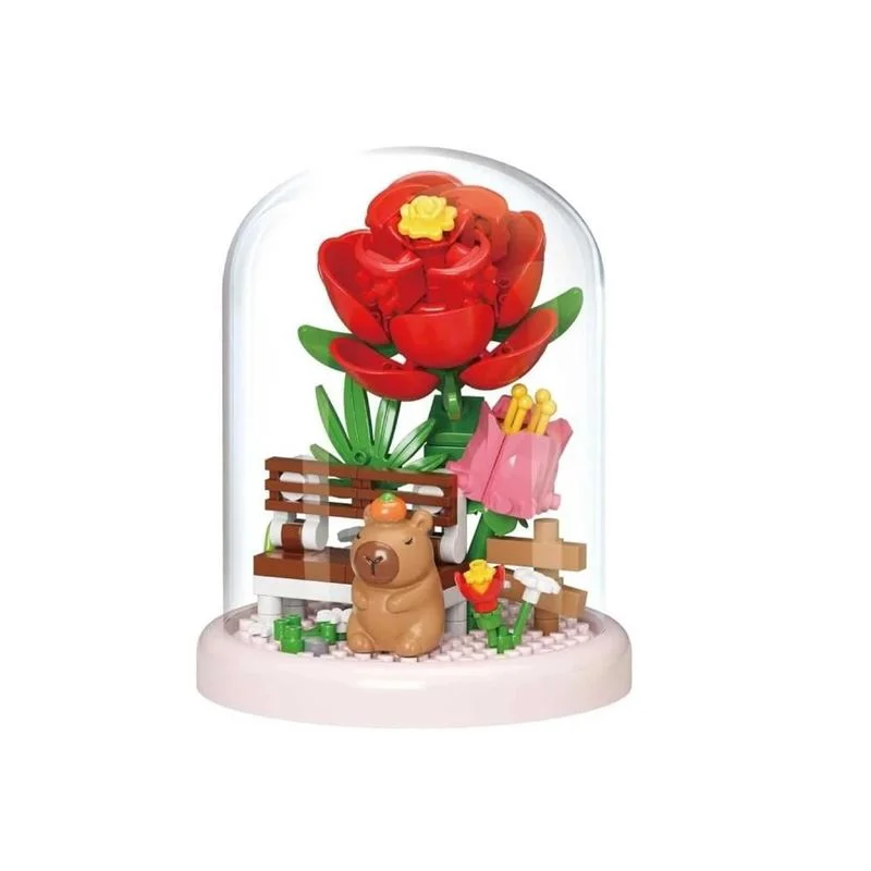 Vagon Lıfe Panlos Flower Set 134 Parça Block Oyuncak