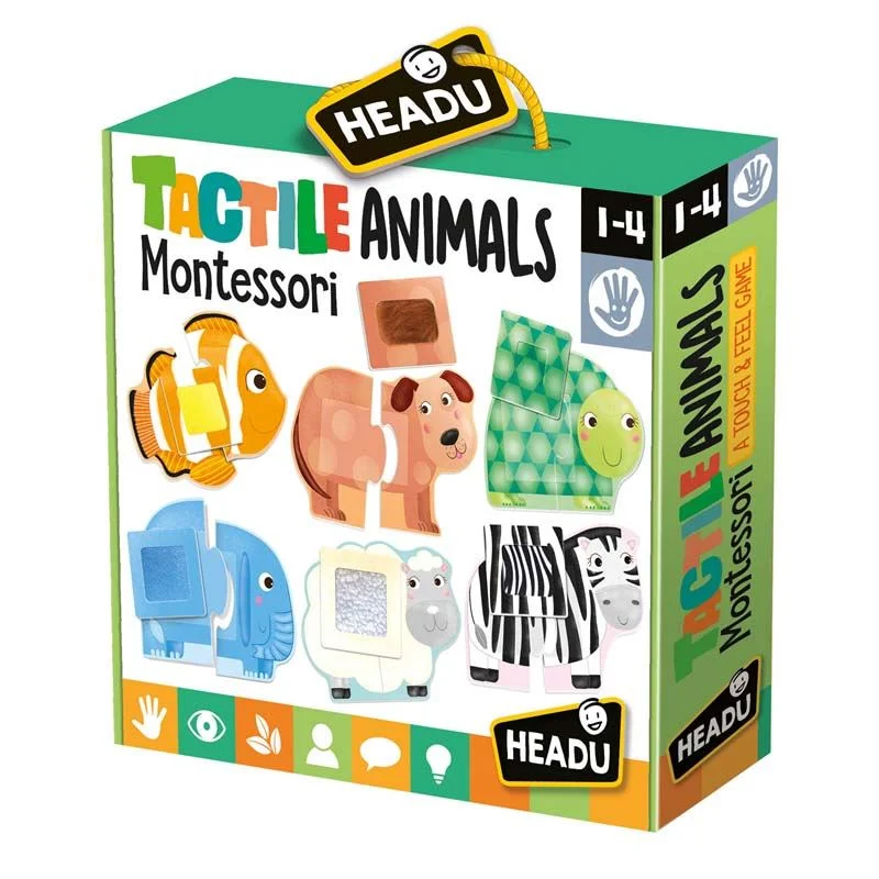 Headu Tactıle Anımals Montessorı (1-4 Yaş) It20188