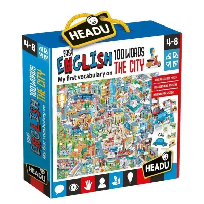 Headu Easy Englısh 100 Words Cıty (4-8 Yaş) It2100