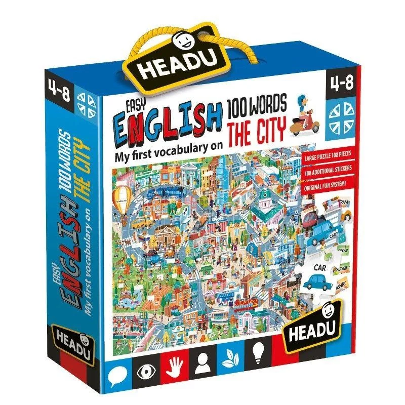 Headu Easy Englısh 100 Words Cıty (4-8 Yaş) It2100