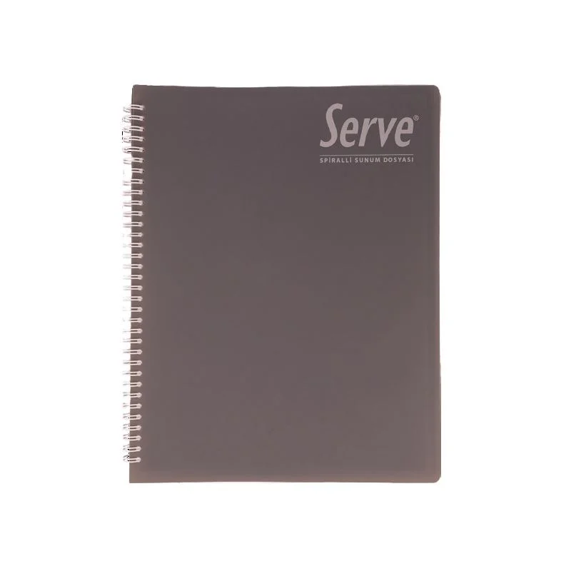 Serve 6420-Gr 20 Lı Gri Spiralli Sunum Dosyası