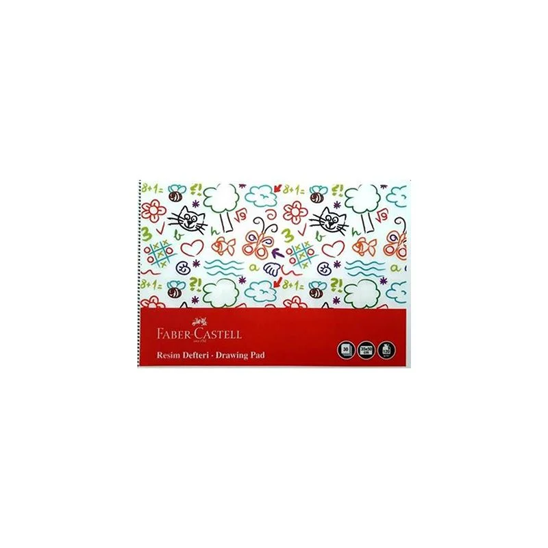 Faber 35X50 Eğlenceli 30 Yp Spiralli Pp Kapak Resim Defteri 000304