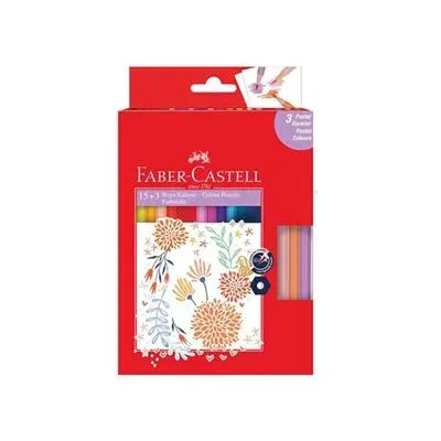 Faber 15+3 Boya Kalemi Pastel Renk 000005