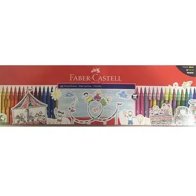 Faber 48 Renk Klasik Keçeli Kalem 50620000150