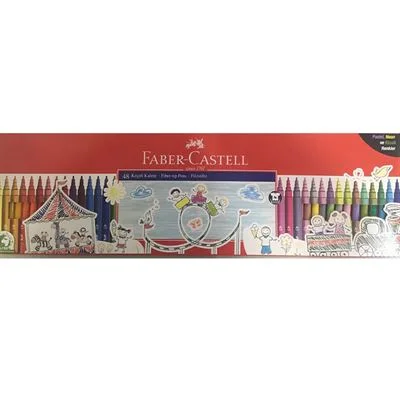 Faber 48 Renk Klasik Keçeli Kalem 50620000150