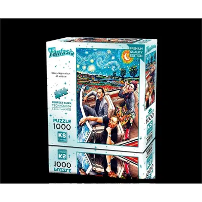 Ks 20823  Puzzle 1000 Starry Night Of Art