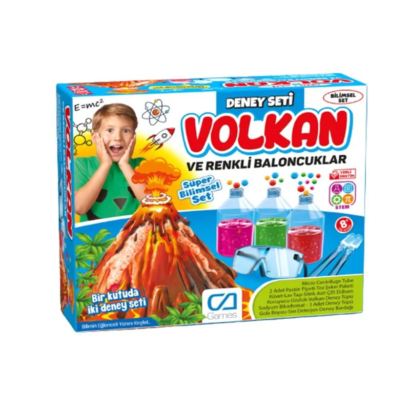 Ca Games 5217 Volkan Ve Baloncuklar Deney Seti