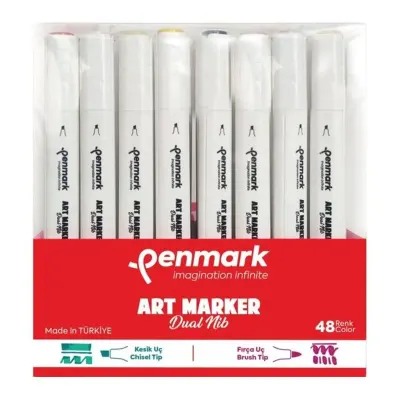 Penmark Markers Art Brush Kalem 48 Li Set 9000-48