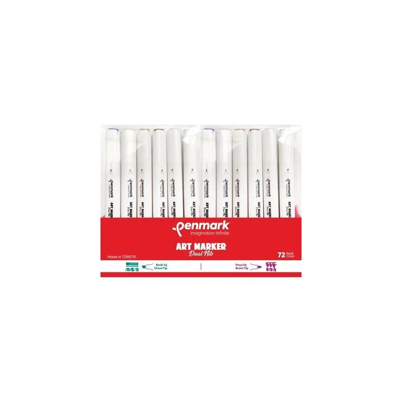 Penmark Markers Art Brush Kalem 72 Li Set 9000-72