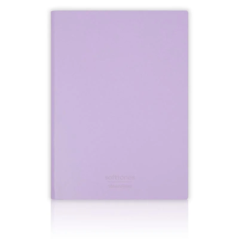Vj 124-1008 Softtons Esnek Kapak Defter A5 80 Gr. Krem 128 Yp. Çizgili Pembe