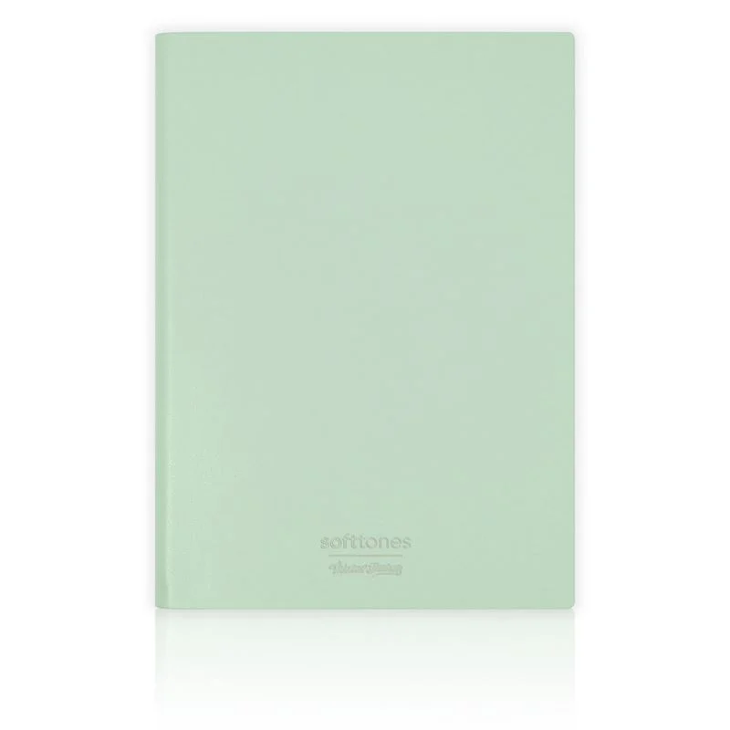 Vj 124-1019 Softtons Esnek Kapak Defter B5 80 Gr. Krem 128 Yp. Çizgili Yeşil