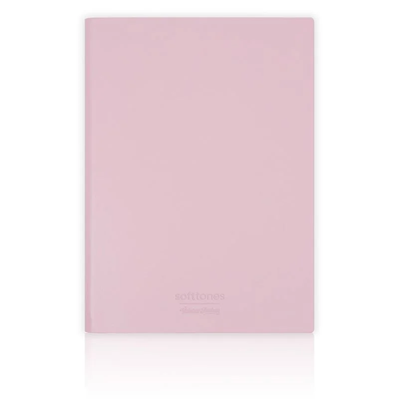 Vj 124-1022 Softtons Esnek Kapak Defter B5 80 Gr. Krem 128 Yp. Çizgili Pudra
