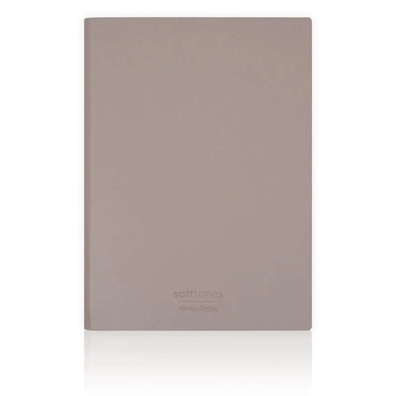 Vj 124-1024 Softtons Esnek Kapak Defter B5 80 Gr. Krem 128 Yp. Çizgili Kahverengi