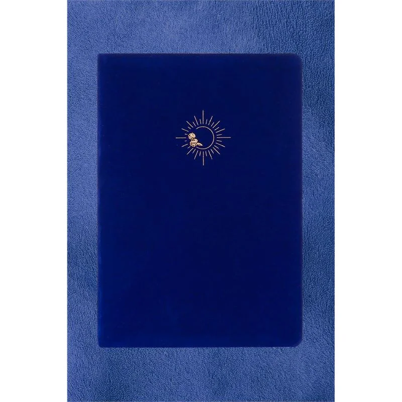 Vj 124-1643 Bujo Defter Süet 96 Yaprak 160 Gr. Beyaz Kağıt Cepli Çizgili Mavi