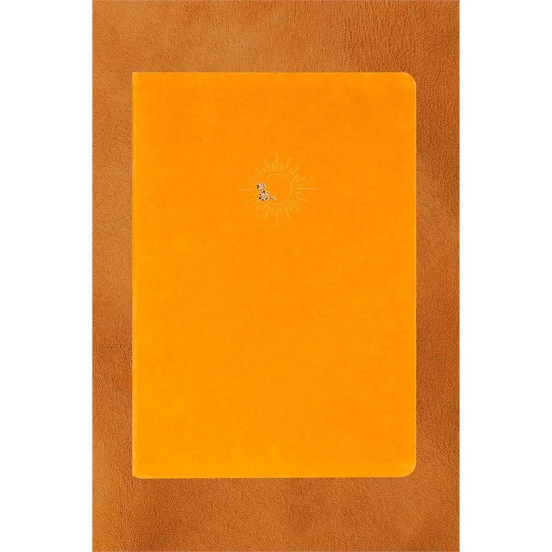 Vj 124-1645 Bujo Defter Süet 96 Yaprak 160 Gr. Beyaz Kağıt Cepli Çizgili Turuncu