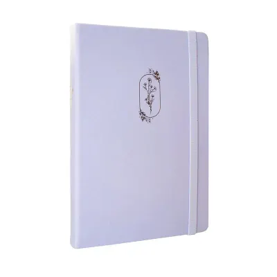 Vj 124-1654 Bujo Defter Vegan Deri 96 Yaprak 160 Gr. Beyaz Kağıt Cepli Lastikli