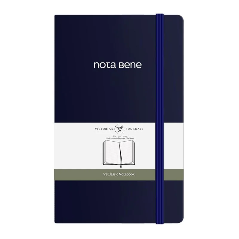 Vj 123-9220 Classıc Sert Kapak 13X21 70 Gr 400 Yp Çizgili Lacivert Defter