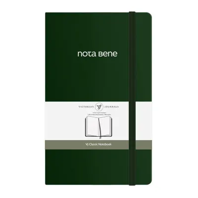 Vj 123-9222 Classıc Sert Kapak 13X21 70 Gr 400 Yp Çizgili Yeşil Defter