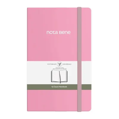 Vj 123-9223 Classıc Sert Kapak 13X21 70 Gr 400 Yp Çizgili Pembe Defter