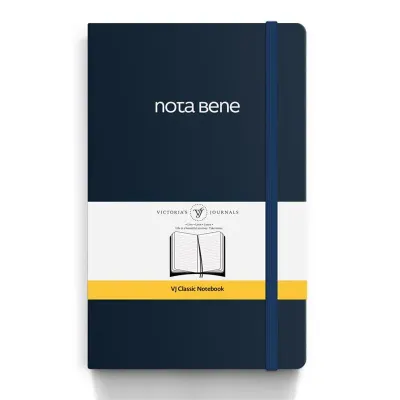 Vj 123-9228 Classıc Esnek Kapak 13X21 70 Gr 400 Yp Çizgili Lacivert Defter