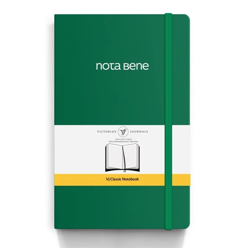 Vj 123-9230 Classıc Esnek Kapak 13X21 70 Gr 400 Yp Çizgili Yeşil Defter