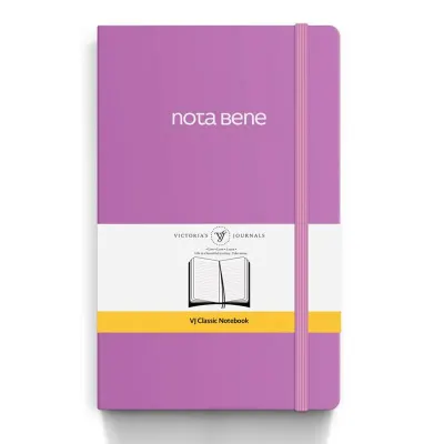 Vj 123-9231 Classıc Esnek Kapak 13X21 70 Gr 400 Yp Çizgili Pembe Defter