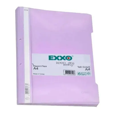 Exxo Pastel Telli Dosya 50 Li Lila Ttrp115
