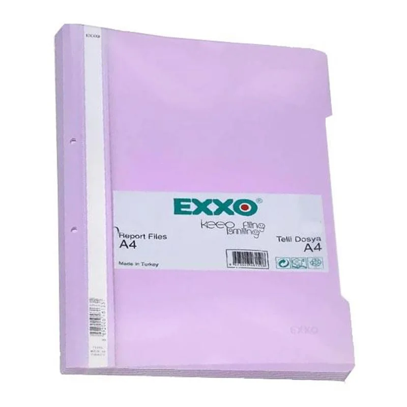 Exxo Pastel Telli Dosya 50 Li Lila Ttrp115