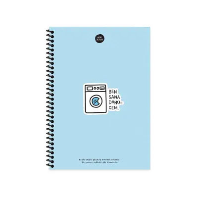 Keskin Hisli Şeyler 17X24 100 Yp Çizgili Spr.Sert Kap.Defter 500601