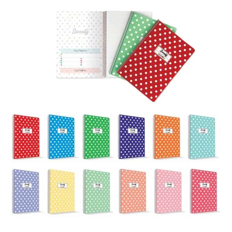 Çınar Sweety A4 96 Yp Çizgili Pp Kapak Spiralli Defter 71510