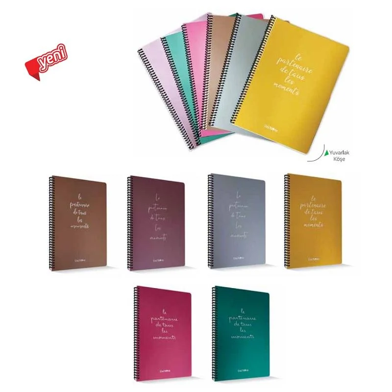 Çınar Moments A4 60 Yp Çizgili Pp Kapak Spiralli Defter 72704