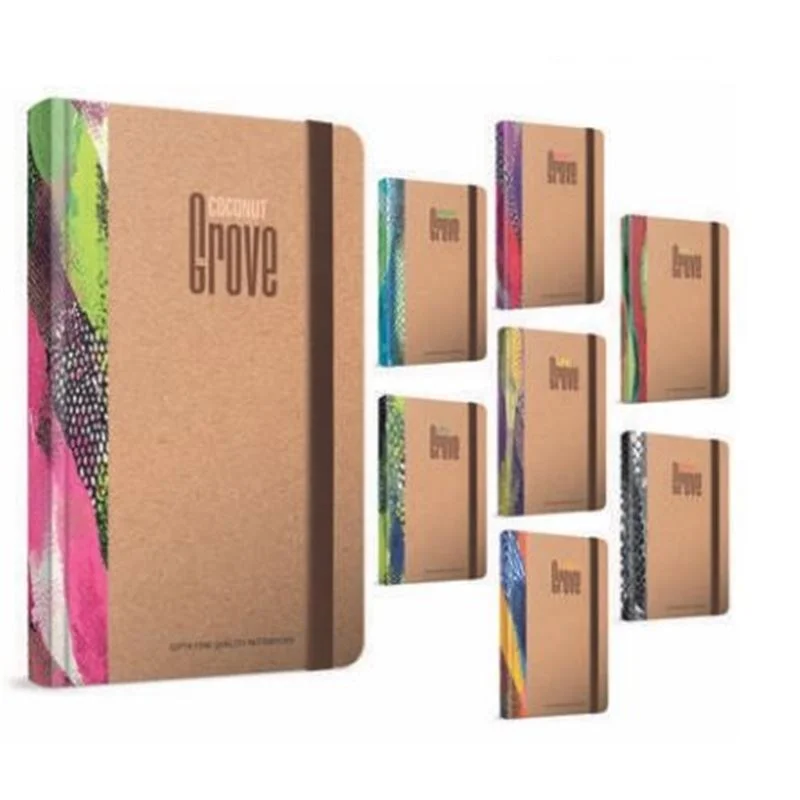 Gıpta Grove 17X24 100 Yp. Çizgili İplik Dikiş Sert Kapak Lastikli Defter 7902