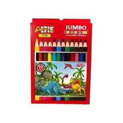 Altıs 12 Renk Jumbo Kuru Boya 4720