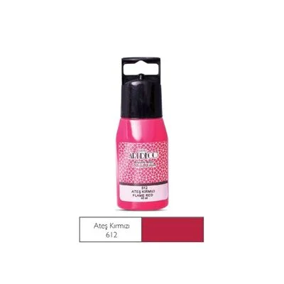 Artdeco Y-042F-612 Boyutlu Boya 50 Ml Ateş Kırmızı