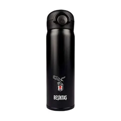 Tmn 555274  Beşiktaş Çelik Termos Kilitli Matara 500 Ml.