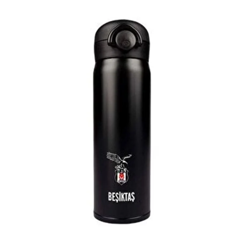 Tmn 555274  Beşiktaş Çelik Termos Kilitli Matara 500 Ml.