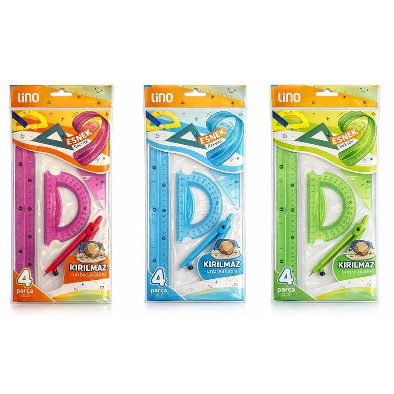 Lino Lc-002 Çizim Seti Pergelli Flexıble 4'Lü (1 Adet Fiyatıdır)