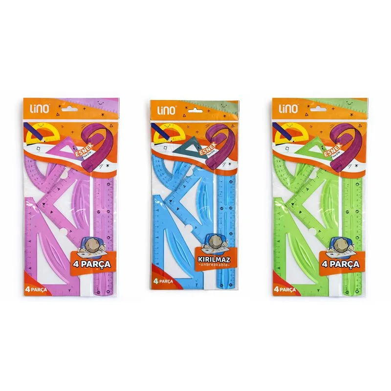 Lino Lc-003 Çizim Seti Flexıble 4'Lü (1 Adet Fiyatıdır)
