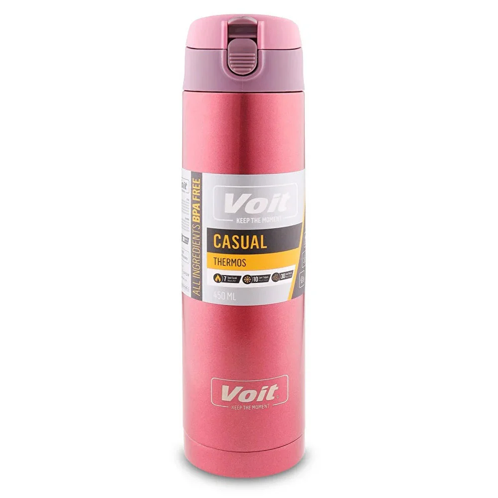 Voıt Matara Casual Thermos/pembe/450ml 1VTAKTM21045/042-450ML