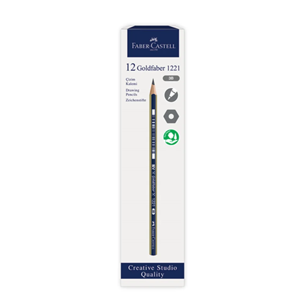 Faber-Castell Kurşun Kalem Dereceli Goldfaber 8B 5165 000016