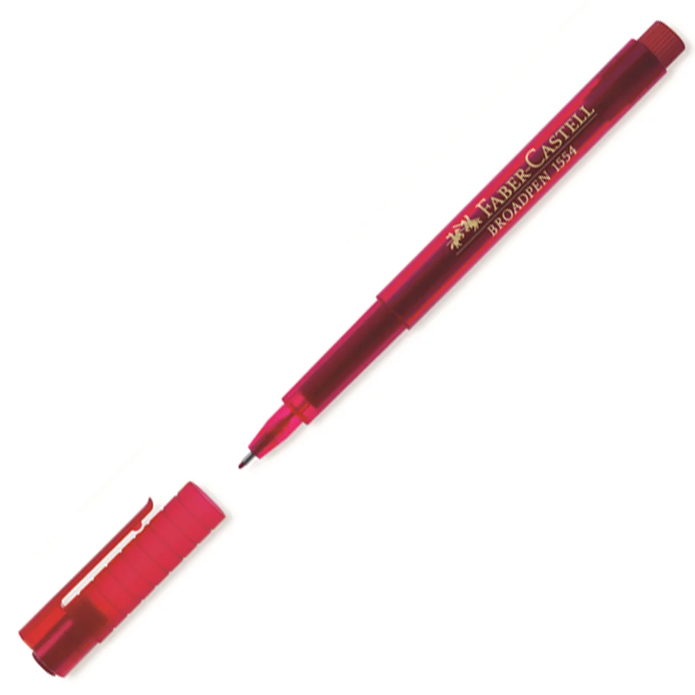 Faber-Castell Broadpen 1554 Kırmızı
