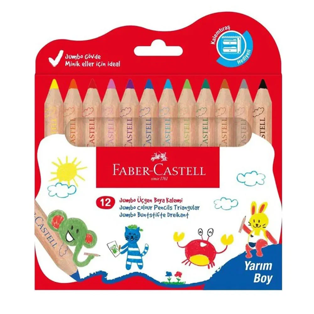 Faber-Castell L.Creatives Jumbo Yb 12 Renk 5244000079000