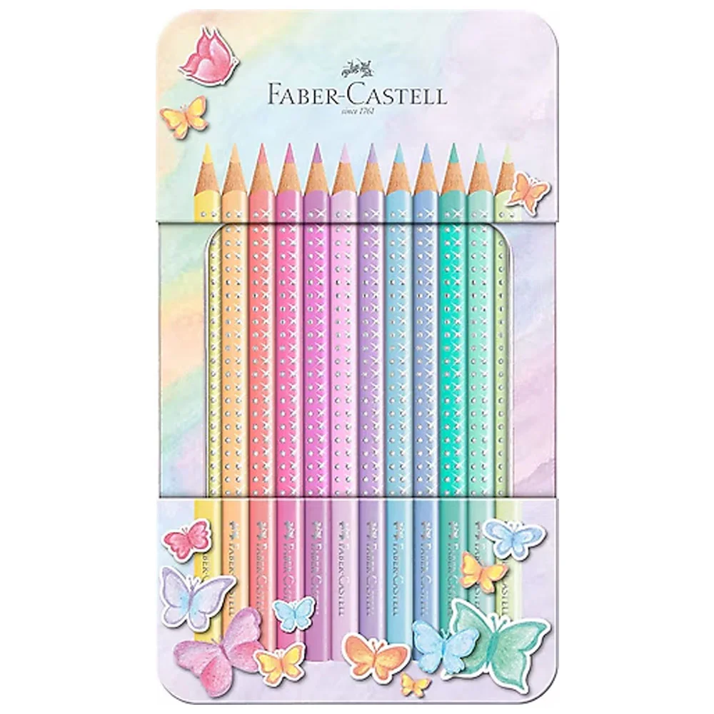 Faber-Castell Boya Kalemi Parlak Renkler Pastel 12 Li 5171201910000