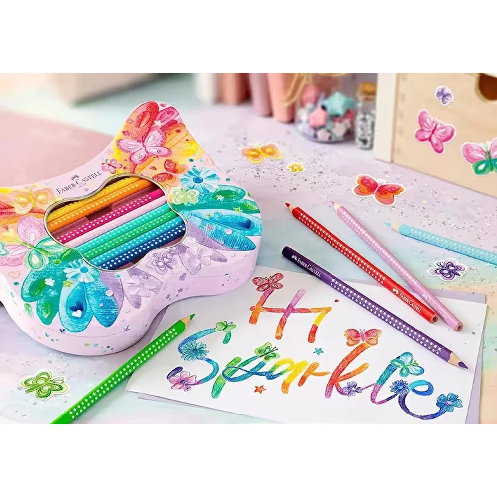 Faber-Castell Kuru Boya Sparkle Kelebek 20 Li 5062 201971