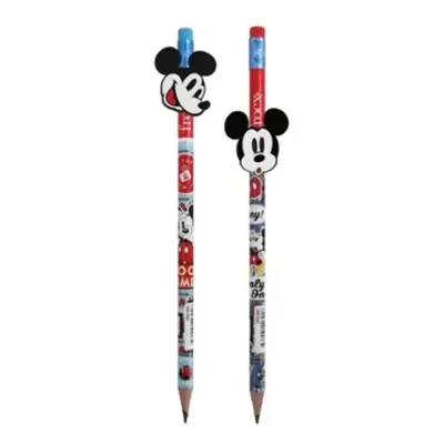 Mickey Mouse Figürlü Kurşun Kalem 2Li Paket Pcnc-One