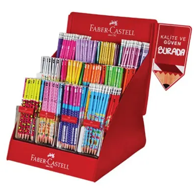 Faber-Castell Kurşun Kalem Standı Folyolu 6 Grosa