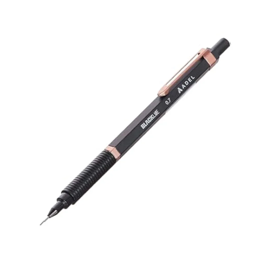 Adel Versatil Kalem BL Duo Siyah-Rose 0.7 MM 5 Li